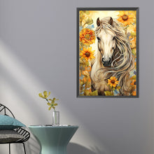 Load image into Gallery viewer, AB Diamond Painting - Full Round - sunflower horse (40*60CM)