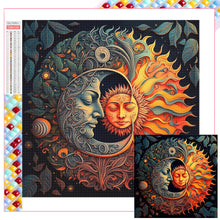 Load image into Gallery viewer, Diamond Painting - Full Square - sun and moon (40*40CM)