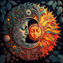 Load image into Gallery viewer, Diamond Painting - Full Square - sun and moon (40*40CM)