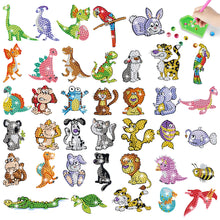 Load image into Gallery viewer, 26/30/35/38/42/43 PCS Cartoon Diamond Sticker Art Craft Diamond Painting Sticker
