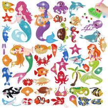Load image into Gallery viewer, 47 PCS Gem Sticker Art Craft Dolphin Diamond Painting Sticker for Boy Girls Gift