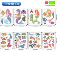 Load image into Gallery viewer, 47 PCS Gem Sticker Art Craft Dolphin Diamond Painting Sticker for Boy Girls Gift