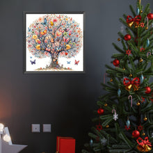 Load image into Gallery viewer, Diamond Painting - Full Round - butterfly tree (40*40CM)