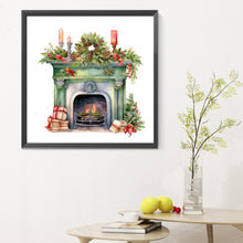 Load image into Gallery viewer, Diamond Painting - Full Round - fireplace (30*30CM)