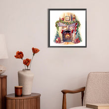 Load image into Gallery viewer, Diamond Painting - Full Round - fireplace (30*30CM)