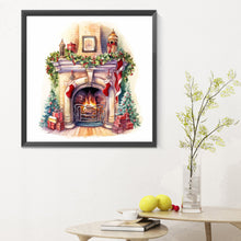 Load image into Gallery viewer, Diamond Painting - Full Round - fireplace (30*30CM)