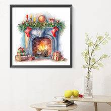 Load image into Gallery viewer, Diamond Painting - Full Round - fireplace (30*30CM)