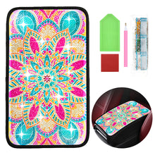 Load image into Gallery viewer, Mandala Diamond Painting Car Non-Slip Pad Diamond Painting Car Armrest Box Mat