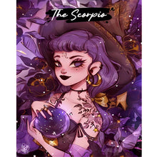 Load image into Gallery viewer, Diamond Painting - Full Round - magic girl (40*50CM)