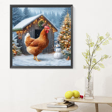 Load image into Gallery viewer, Diamond Painting - Full Round - Rooster (30*30CM)