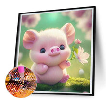 Load image into Gallery viewer, Diamond Painting - Full Round - Cute pig (30*30CM)