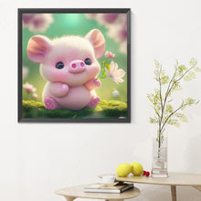 Load image into Gallery viewer, Diamond Painting - Full Round - Cute pig (30*30CM)