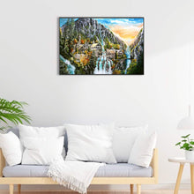 Load image into Gallery viewer, Diamond Painting - Full Round - landscape castle (60*40CM)