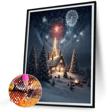 Load image into Gallery viewer, Diamond Painting - Full Square - Christmas snow scene (30*40CM)
