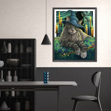 Load image into Gallery viewer, Diamond Painting - Full Square - witch cat (40*50CM)