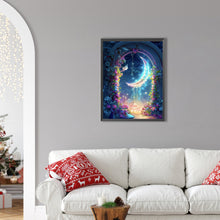 Load image into Gallery viewer, AB Diamond Painting - Full Round - flower moonlight (30*40CM)