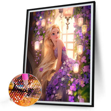 Load image into Gallery viewer, AB Diamond Painting - Full Round - Disney Princess-Rapunzel (40*50CM)