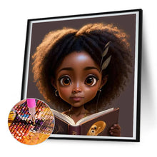 Load image into Gallery viewer, Diamond Painting - Full Round - black girl (30*30CM)