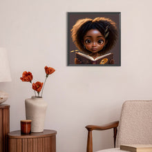 Load image into Gallery viewer, Diamond Painting - Full Round - black girl (30*30CM)