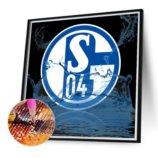 Diamond Painting - Full Round - Schalke logo (40*40CM)
