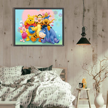 Load image into Gallery viewer, Diamond Painting - Full Round - winnie the pooh and friends (40*30CM)
