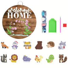 Load image into Gallery viewer, 12 PCS Interchangeable Diamond Painting Wall Decor Soft Magnetic Sticker(Animal)