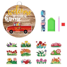 Load image into Gallery viewer, 12 PCS Interchangeable Diamond Painting Wall Decor Soft Magnetic Sticker(Flower)