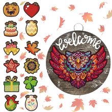 Load image into Gallery viewer, 12PCS Interchangeable Diamond Painting Wall Decor Soft Magnetic Sticker(Present)