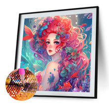 Load image into Gallery viewer, AB Diamond Painting - Full Round - red-haired mermaid (40*40CM)