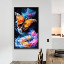 Load image into Gallery viewer, AB Diamond Painting - Full Round - colorful mist butterfly (40*70CM)