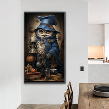 Load image into Gallery viewer, AB Diamond Painting - Full Round - Candlestick with owl (40*70CM)