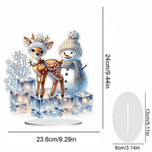 Load image into Gallery viewer, Xmas Snowman Round+Special Shape Diamond Painting Desktop Decor for Office Decor