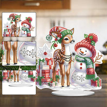Load image into Gallery viewer, Xmas Snowman Round+Special Shape Diamond Painting Desktop Decor for Office Decor