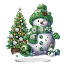 Load image into Gallery viewer, Xmas Snowman Round+Special Shape Diamond Painting Desktop Decor for Office Decor