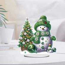 Load image into Gallery viewer, Xmas Snowman Round+Special Shape Diamond Painting Desktop Decor for Office Decor
