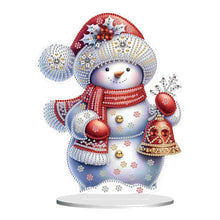 Load image into Gallery viewer, Xmas Snowman Round+Special Shape Diamond Painting Desktop Decor for Office Decor