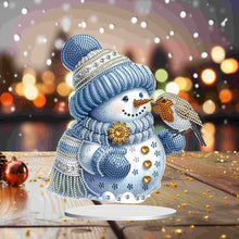 Load image into Gallery viewer, Xmas Snowman Round+Special Shape Diamond Painting Desktop Decor for Office Decor