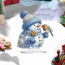 Load image into Gallery viewer, Xmas Snowman Round+Special Shape Diamond Painting Desktop Decor for Office Decor