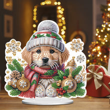 Load image into Gallery viewer, Winter Dog DIY Diamond Painting Tabletop Ornaments Kit for Office Desktop Decor
