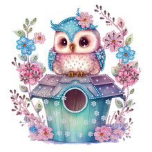 Load image into Gallery viewer, Diamond Painting - Partial Special Shaped - owl (30*30CM)