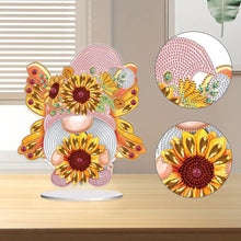 Load image into Gallery viewer, Butterfly Gnome Diamond Painting Desktop Ornaments Kit for Office Desktop Decor