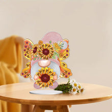 Load image into Gallery viewer, Butterfly Gnome Diamond Painting Desktop Ornaments Kit for Office Desktop Decor