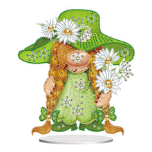 Load image into Gallery viewer, Garden Gnome DIY Diamond Painting Desktop Ornaments Kit for Office Desktop Decor