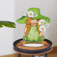 Load image into Gallery viewer, Garden Gnome DIY Diamond Painting Desktop Ornaments Kit for Office Desktop Decor