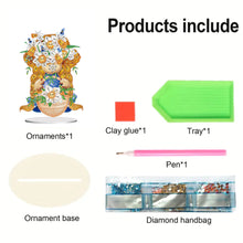 Load image into Gallery viewer, Garden Gnome DIY Diamond Painting Desktop Ornaments Kit for Office Desktop Decor
