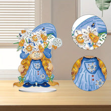 Load image into Gallery viewer, Garden Gnome DIY Diamond Painting Desktop Ornaments Kit for Office Desktop Decor