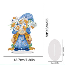 Load image into Gallery viewer, Garden Gnome DIY Diamond Painting Desktop Ornaments Kit for Office Desktop Decor