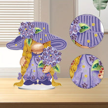 Load image into Gallery viewer, Garden Gnome DIY Diamond Painting Desktop Ornaments Kit for Office Desktop Decor