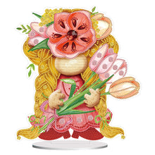 Load image into Gallery viewer, Garden Gnome DIY Diamond Painting Desktop Ornaments Kit for Office Desktop Decor