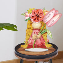 Load image into Gallery viewer, Garden Gnome DIY Diamond Painting Desktop Ornaments Kit for Office Desktop Decor